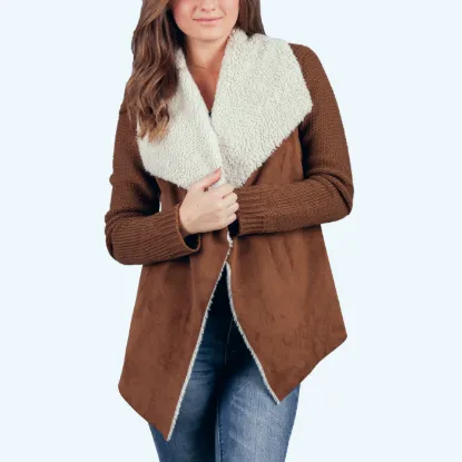 Picture of Light Weight Cardigan Women Knit Waterfall Cardigan